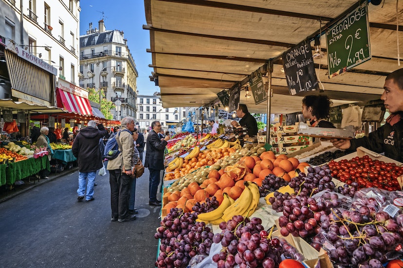 Street Market Aligre in Paris